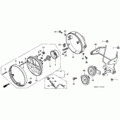 Схема узла: Фара для Honda CB750 Seven Fifty