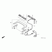 Схема узла: High mount stop light для Honda GL1500 Gold Wing Special Edition