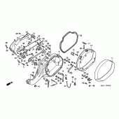 Схема вузла: L. saddlebag (NT650V2 / 3/4/5) для Honda NT650 Deauville