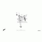 Схема узла: Подставка для Honda CRF125 CRF125FB