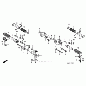 Схема вузла: Step (2) для Honda VT750 Shadow Deluxe