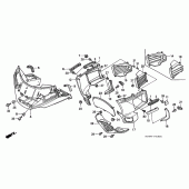 Схема вузла: Обтічник для Honda GL1500 Gold Wing Special Edition