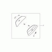 Схема вузла: Colour panel set - interstellar black met для Honda CBF1000