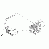 Схема вузла: Air injection valve для Honda FSC600 Silver Wing