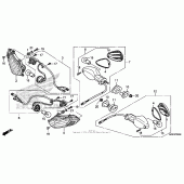 Схема вузла: Поворотники для Honda CBR1000 CBR1000RR Fireblade