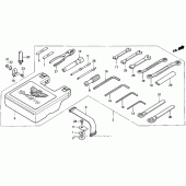 Схема вузла: A / se tools для Honda GL1500 Gold Wing Special Edition