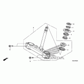 Схема узла: Рулевая траверса для Honda VFR1200 VFR