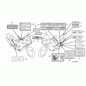 Схема узла: Информационные наклейки (XL125V9) для Honda XL125 Varadero