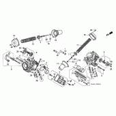 Схема вузла: Карбюратор (COMPONENT PARTS) для Honda VT1100 Shadow
