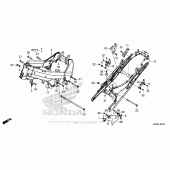 Схема вузла: Рама для Honda VFR800 Interceptor