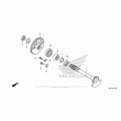 Схема вузла: Balancer для Honda CRF450 CRF450X