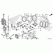 Схема вузла: Audio Unit для Honda GL1800 Gold Wing