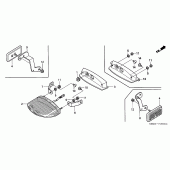 Схема вузла: Задній ліхтар (Стоп-сигнал) для Honda CBR600 CBR600RR
