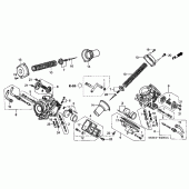 Схема вузла: Карбюратор (components) для Honda VT1100 Shadow Sabre