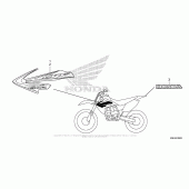 Схема вузла: Mark для Honda CRF150 CRF150RB