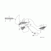 Схема вузла: Stripe / mark (XL600VR) для Honda XL600 Transalp