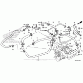 Схема узла: Water Pipe для Honda GL1800 Gold Wing