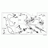 Схема вузла: Electric Start Kit для Honda CRF450 CRF450R