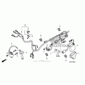 Схема вузла: Електрообладнання для Honda CRF450 CRF450X