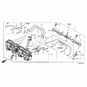 Схема вузла: Дросельна заслонка для Honda CBR650F