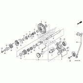 Схема узла: Reverse Gear для Honda GL1800 Gold Wing