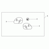 Схема вузла: Leather saddlebag set для Honda VTX1300