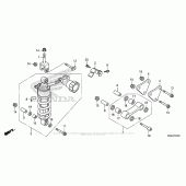 Схема узла: Задний амортизатор для Honda VFR1200 VFR