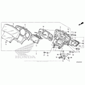 Схема узла: Speedometer (Navigation) для Honda GL1800 Gold Wing