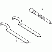 Схема вузла: Spanner для Honda XR250