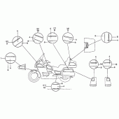 Схема вузла: Se stripe для Honda GL1500 Gold Wing Special Edition
