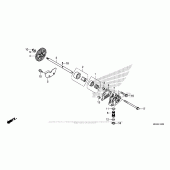 Схема вузла: Масляний насос для Honda CRF450 CRF450R