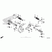 Схема узла: Step (2) для Honda VT750 Shadow RS