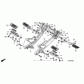 Схема вузла: Підніжки для Honda CB900 919