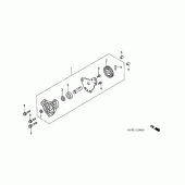 Схема вузла: Масляний насос для Honda CBR125