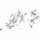 Схема вузла: Заднє крило для Honda CBR900RR CBR919RR Fireblade