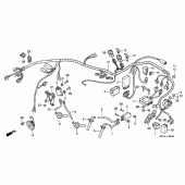 Схема узла: Электрооборудование для Honda VF750 Magna