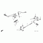 Схема вузла: Педаль (Лапка) для Honda CBR900RR CBR919RR Fireblade