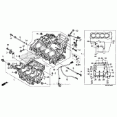 Схема вузла: Картер двигуна для Honda CBR600 CBR600RR