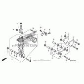 Схема узла: Задний амортизатор для Honda VFR1200 VFR