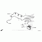 Схема вузла: Brake Pipe для Honda CB300F