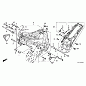 Схема узла: Рама для Honda VFR1200 VFR