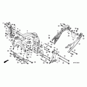 Схема вузла: Рама для Honda CB1000 CB1000R