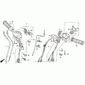 Схема узла: Gl1500a handle switch для Honda GL1500 Gold Wing Aspencade