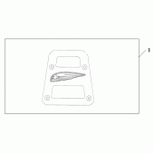 Схема вузла: Dlx backrest trim with emblem для Honda VTX1300