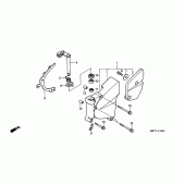 Схема вузла: Left crankcase cover / water pump для Honda XL1000V Varadero