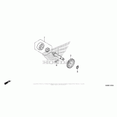 Схема вузла: Масляний насос для Honda CRF250 CRF250R