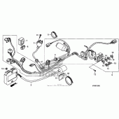 Схема вузла: Електрообладнання для Honda XR650