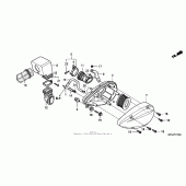 Схема узла: Воздушный фильтр для Honda VT750 Shadow Aero