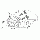 Схема узла: Фара для Honda CBR1100XX Blackbird