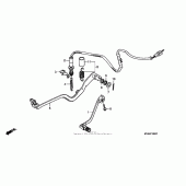 Схема вузла: Педаль (Лапка) для Honda XR650